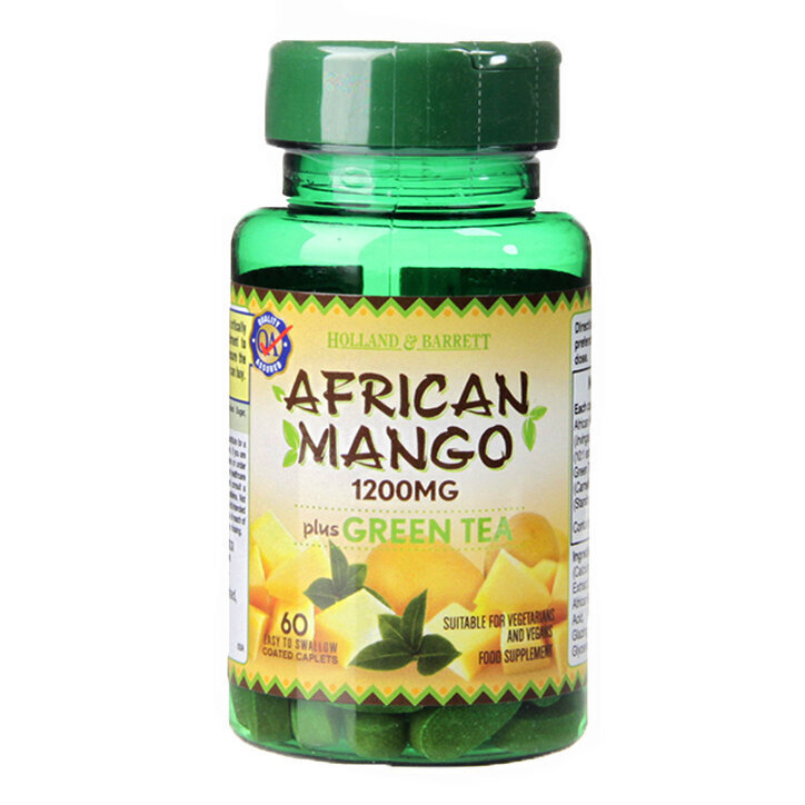 Afrikanische Mango 1200 mg/mit grünem Tee – 60 Kapseln