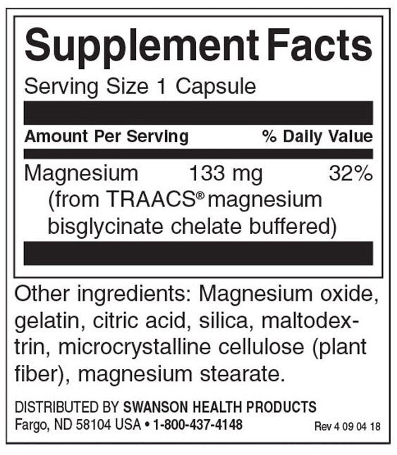Albion® Chelatisiertes Magnesiumglycinat 133 mg – 90 Kapseln