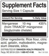 Albion Chelatiertes Mangan 10 mg – 180 Kapseln
