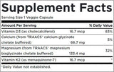 Albion Magnesium & Calcium/mit Vitamin D3 & K2 – 90 Kapseln