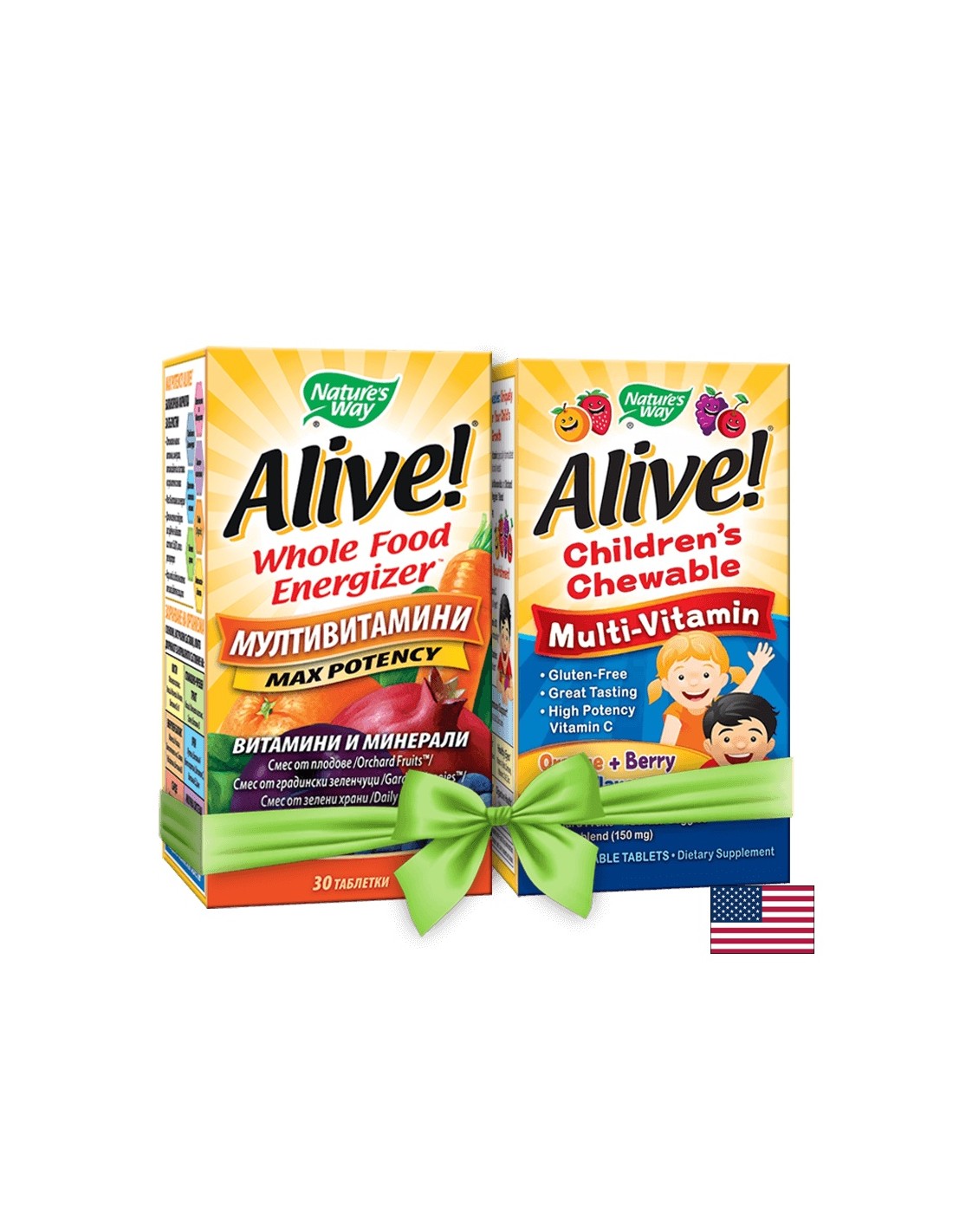 Aktionspaket <tc>Alive</tc> Multivitaminpräparate für Erwachsene und Kinder