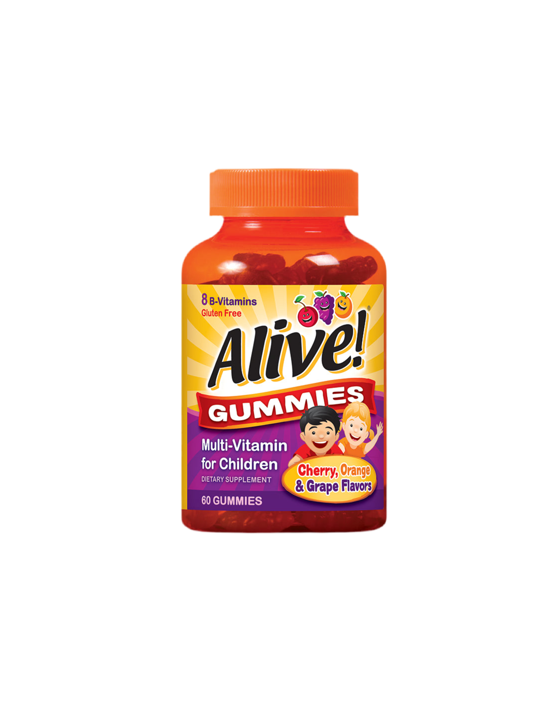 <tc>Alive</tc>Multivitamin-Gummibärchen für Kinder / <tc>Alive</tc>Multivitaminpräparat für Kinder, 60 Geltabletten von Nature's Way