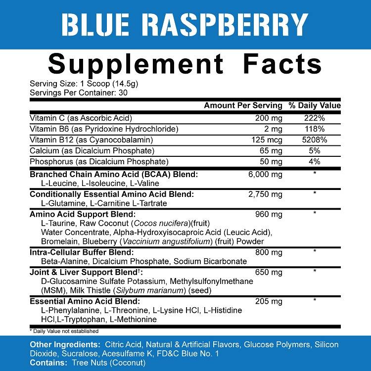 Den ganzen Tag darfst du | BCAA Recovery Drink – 450 Gramm