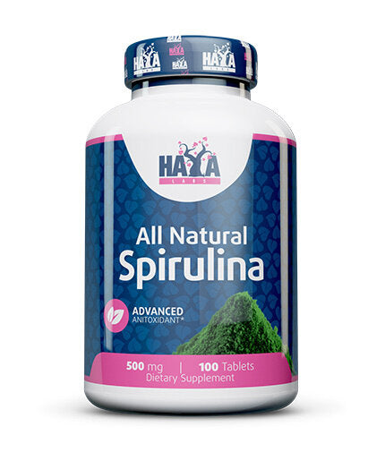 Ganz natürliche Spirulina 500 mg./100 Tabs.