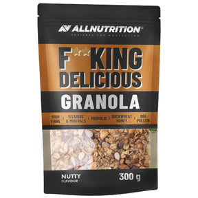 F**KING Delicious Granola | Nutty - 300 grams - Nutra Best Europe
