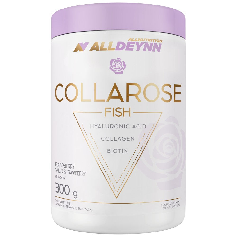 AllDeynn | CollaRose Fish – Meereskollagen mit Hyaluronsäure – 300 Gramm