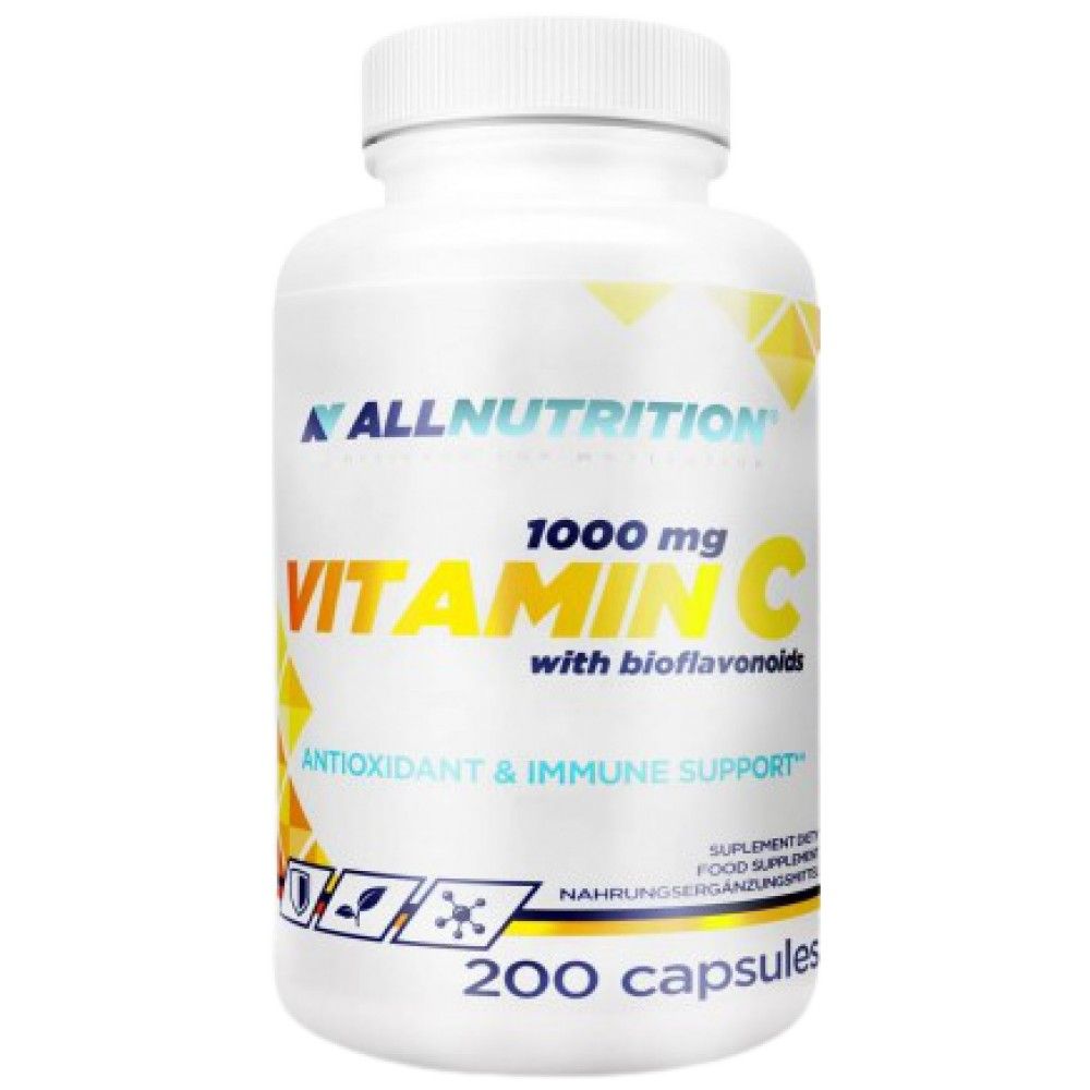 Vitamin C 1000 mg | mit Bioflavonoiden - 200 Kapseln
