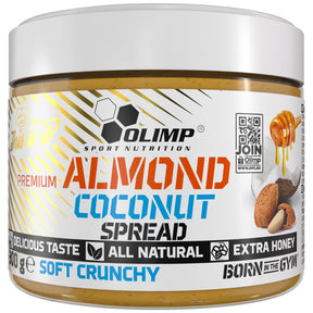 Almond Coconut Spread - Soft Crunchy 300 grams - Nutra Best Europe