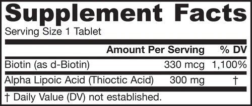 Alpha Lipoic Sustain 300 mg – 120 Tabletten
