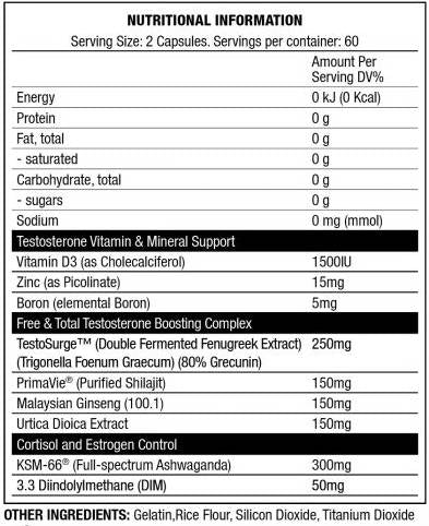 Alpha Test Booster – 120 Kapseln