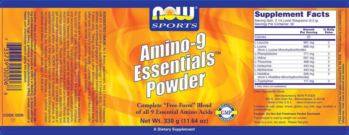 Amino-9 Essentials – 330 Gramm