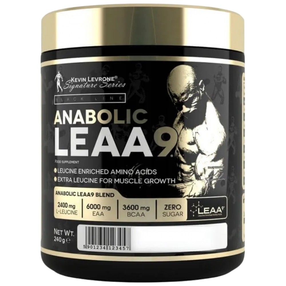 Anaboles LEAA9 | Mit Leucin angereicherte essentielle Aminosäuren – 240 Gramm