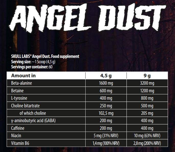 Angel Dust Pre-Workout/Energizer der nächsten Generation – 270 Gramm