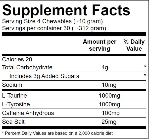 Animal Energy Chews – 120 Kautabletten