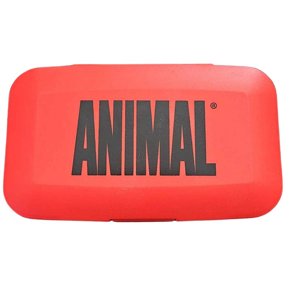 Tierische Pillendose/Rot