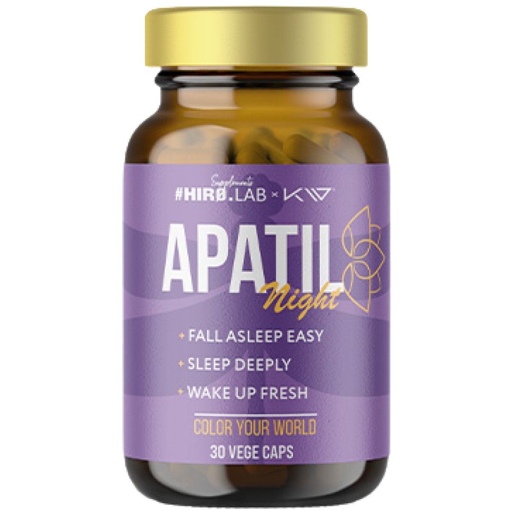 Apatil-Nacht | mit L-Theanin, Baldrian und Passionsblume – 30 Kapseln