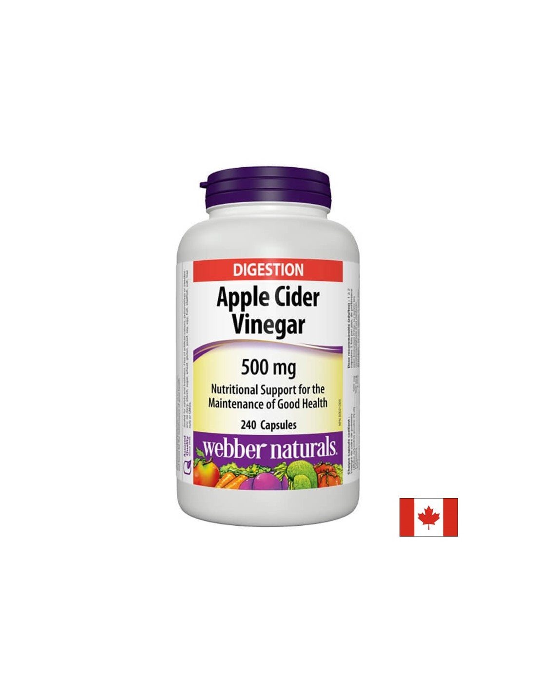 Apfelessig – Apfelessig, 500 mg, 240 Kapseln
