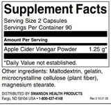 Apfelessig 625 mg | Hohe Wirksamkeit – 180 Kapseln
