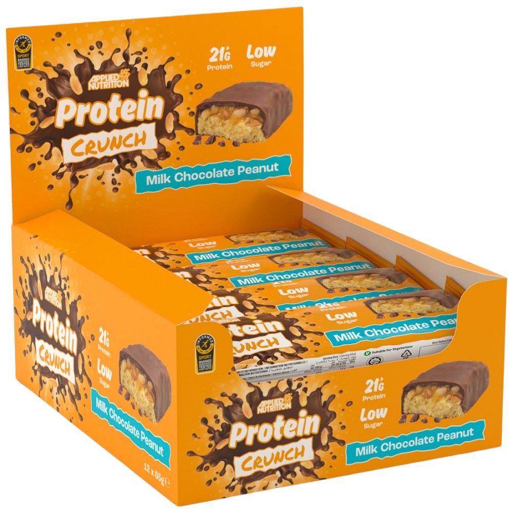 Applied Protein Crunch Bar – 12 x 65 Gramm