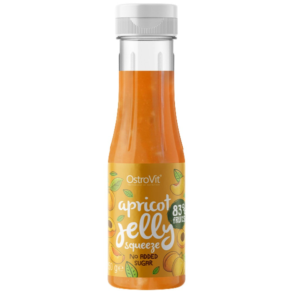 Aprikosen-Gelee-Squeeze 83 % | Ohne Zuckerzusatz 350 ml