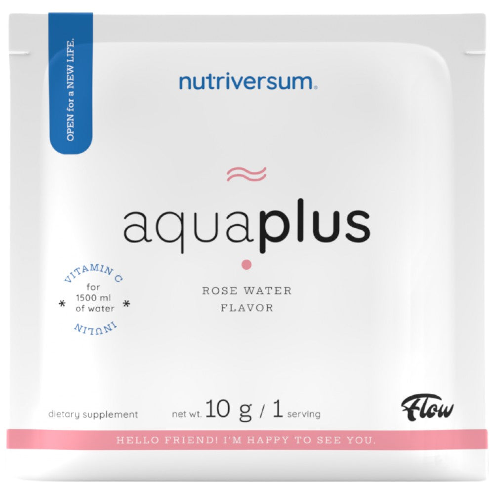 Aqua+ | Erfrischendes Getränkepulver mit Vitamin C und Inulin – 10 Gramm