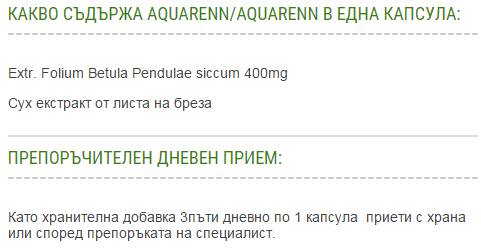 AquaRenn | Aquaren - Birkenextrakt 400 mg - 60 Kapseln
