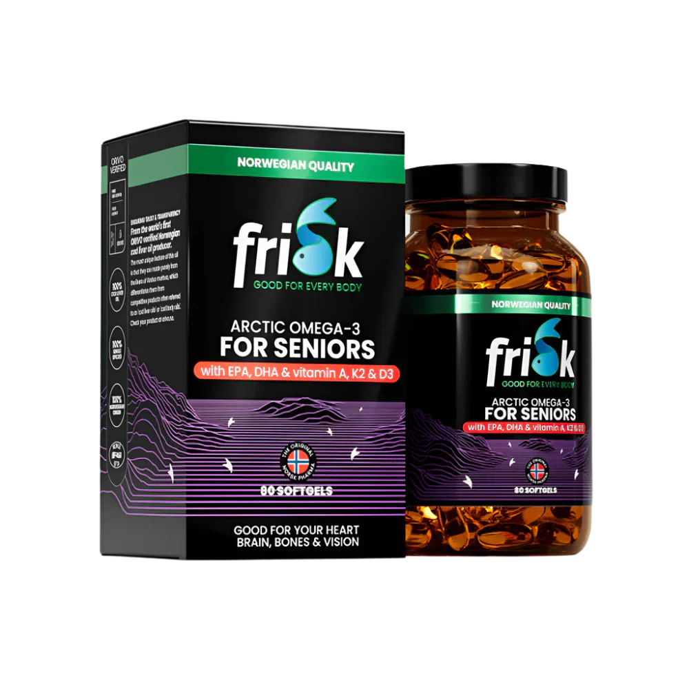 Arctic 50+ – Omega-3 – 100 % wilder arktischer Kabeljau – 80 Kapseln
