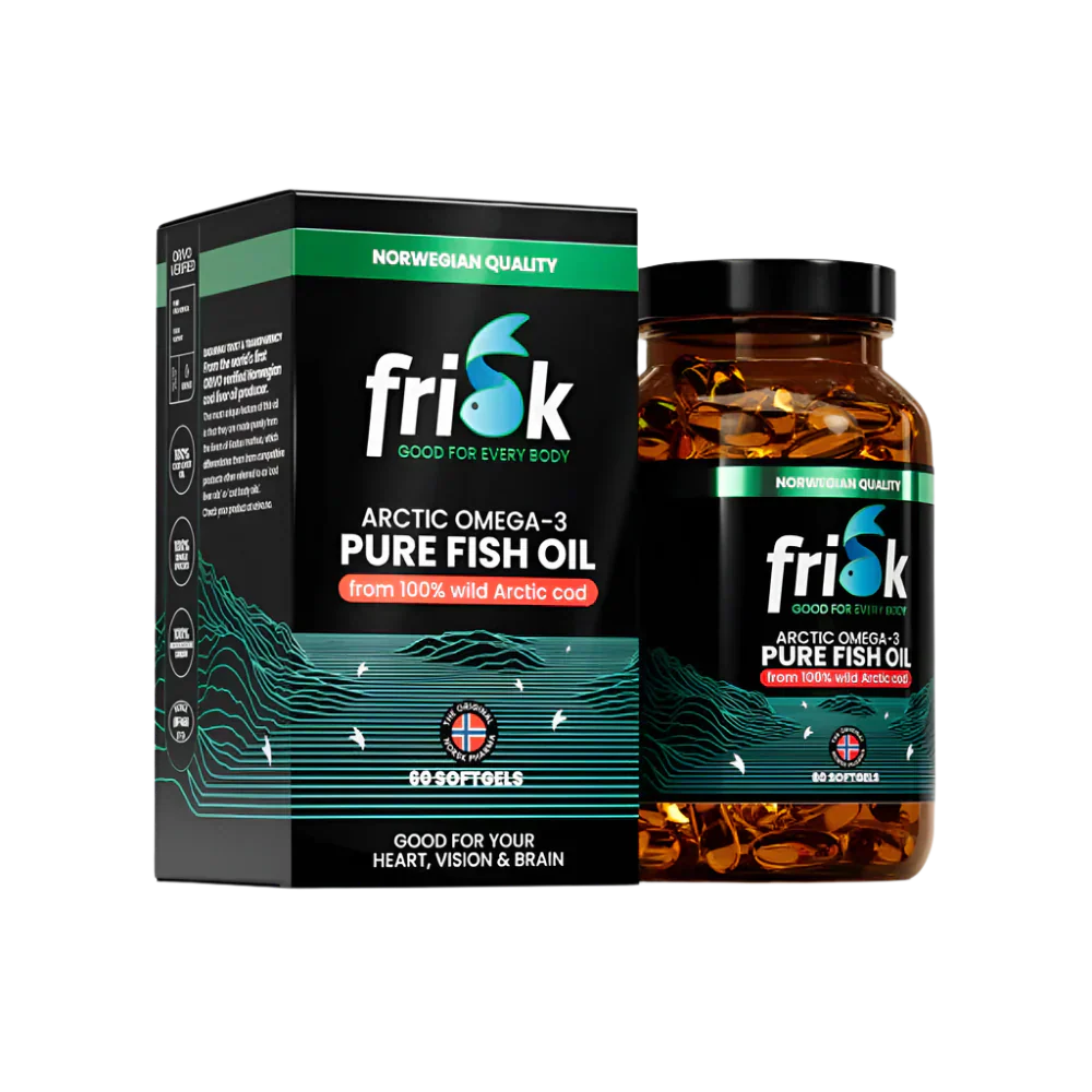 Arctic Pure – Omega-3 aus 100 % wildem arktischem Kabeljau – 60 Kapseln