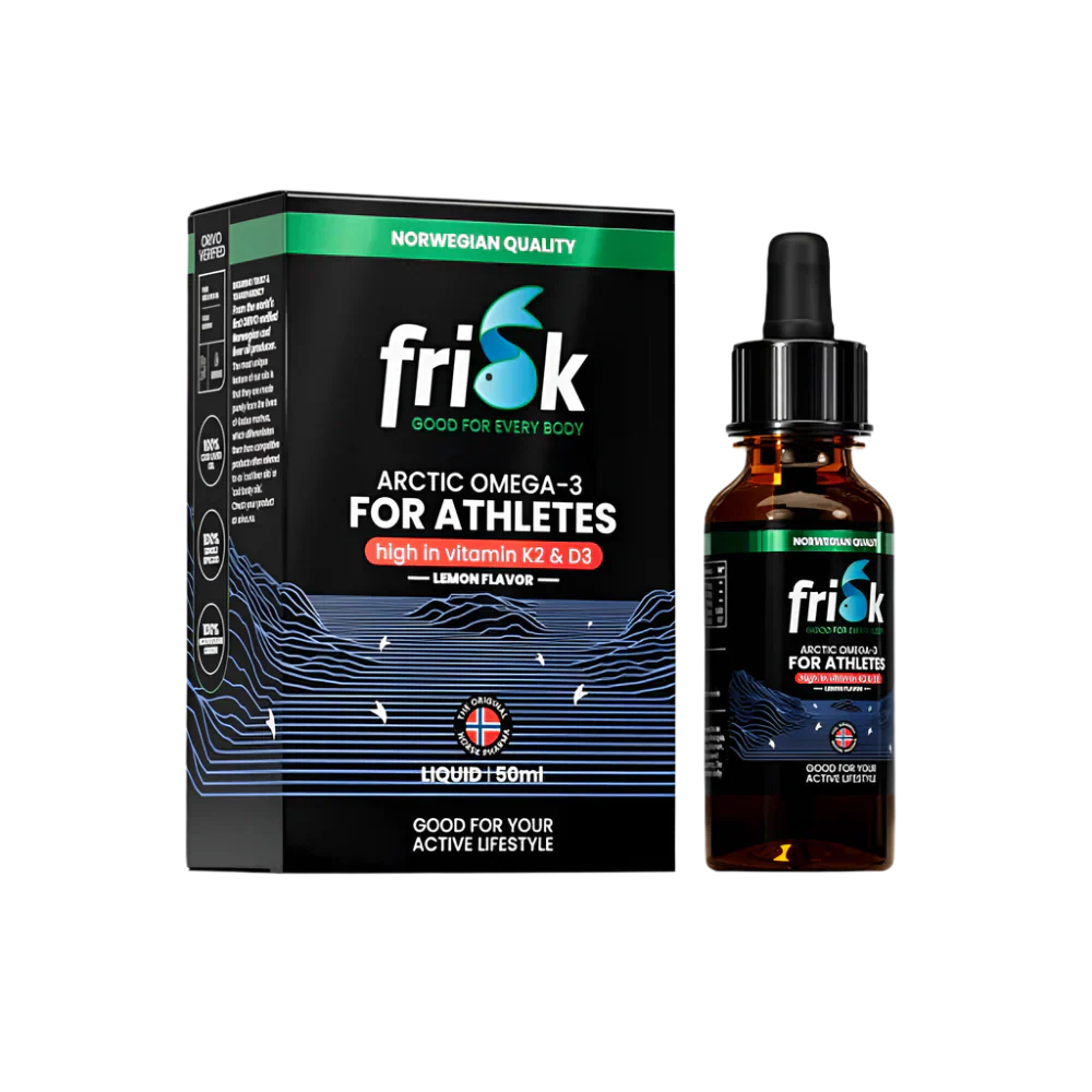 Arctic Sport – Omega-3 für Sportler – Wildfisch aus Norwegen/Zitronengeschmack – 50 ml