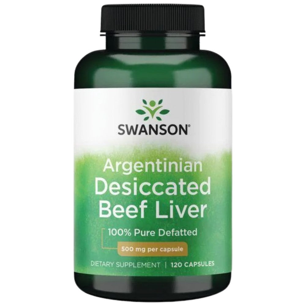 Argentinische getrocknete Rinderleber 500 mg 120 Kapseln