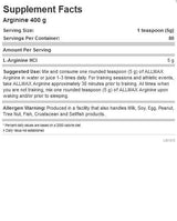 Arginin HCL – 400 Gramm
