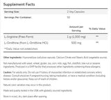 Arginin/Ornithin 500/250 mg – 250 Kapseln
