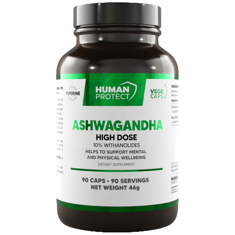 Ashwagandha 400 mg | Hochdosierte 10 % Withanolide – 90 Kapseln