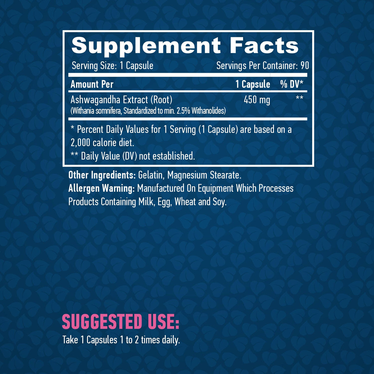 Ashwagandha 450 mg./90 Kapseln.