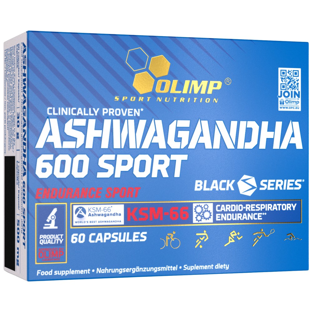 Ashwagandha 600 Sport | KSM-66 – 60 Kapseln