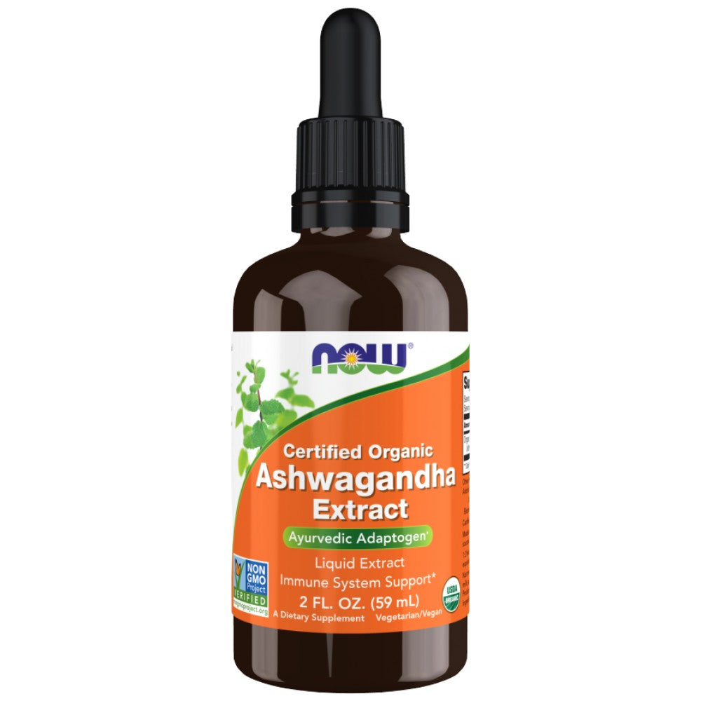 Ashwagandha-Extrakt-Flüssigkeit | Aus kontrolliert biologischem Anbau – 59 ml