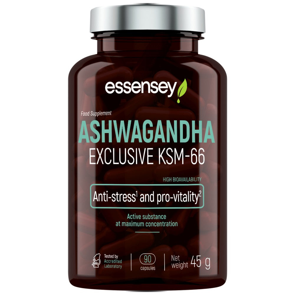 Ashwagandha KSM-66 200 mg – 90 Kapseln