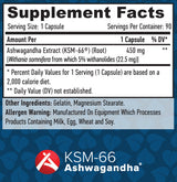 Ashwagandha KSM-66/90 Kapseln