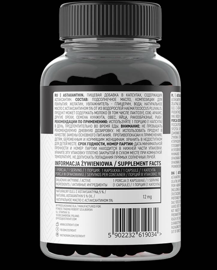 Astaxanthin 0,6 mg 90 Gelkapseln
