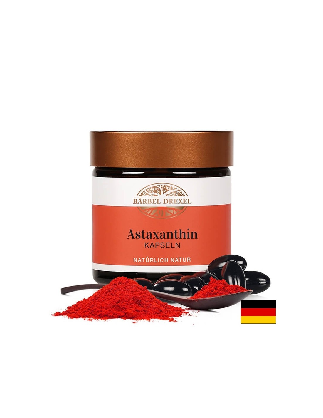 Astaxanthin – Astaxanthin (Antioxidativer Schutz und Stärkung der Sehkraft), 40 Weichgelkapseln <tc>Bärbel Drexel</tc>