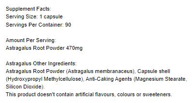 Astragalus 470 mg – 90 Kapseln