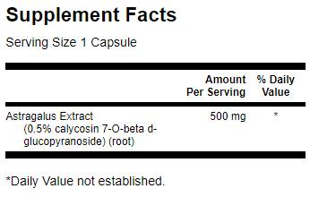 Astragalus 500 mg – 120 Kapseln