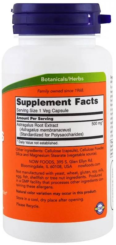 Astragalus-Extrakt 500 mg – 90 Kapseln