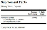 Astragalus 500 mg - 120 Kapseln