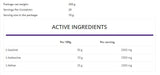 BCAA 2: 1: 1 Pulver - 200 Gramm