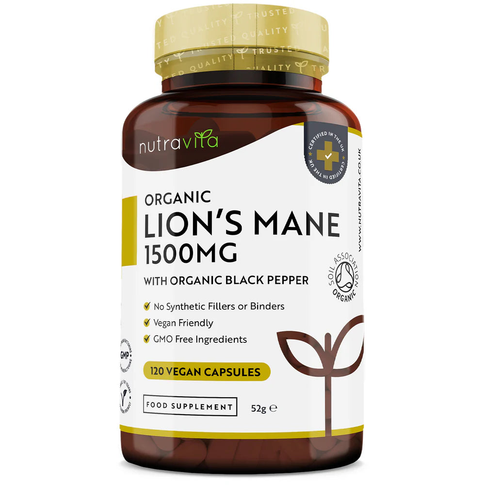 Bio-Igelstachelbart, 120 vegane Kapseln. <tc>Nutravita</tc>