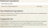 B12 Methylcobalamin 1000 µg – 210 Sublingualtabletten