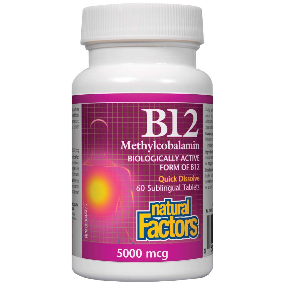 B12 Methylcobalamin 5000 µg – 60 Kautabletten