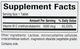 B12 Methylcobalamin 5000 µg – 60 Kautabletten
