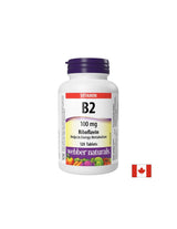 Vitamin B2 (Riboflavin) – Energie- und Nahrungsergänzung, 100 mg x 120 Tabletten